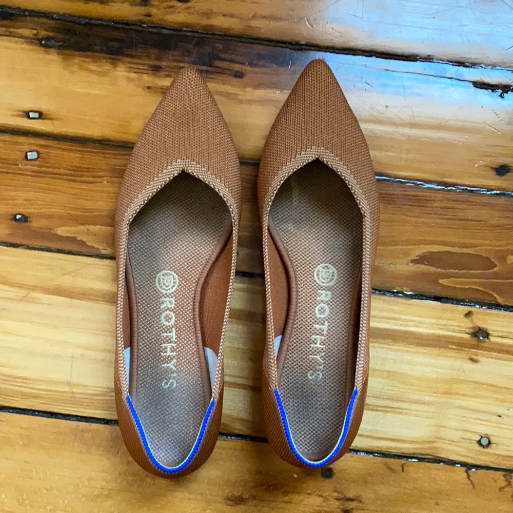 Rothy’s pointed toe flats.